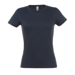 Camisetas de publicidad para mujer de 100% algodón 150 g/m2 SOL'S Miss color azul oscuro