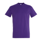 Camiseta personalizada unisex de 100% algodón 190 g/m2 SOL'S Imperial color violeta segunda vista