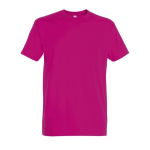 Camiseta personalizada unisex de 100% algodón 190 g/m2 SOL'S Imperial color fucsia