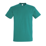 Camiseta personalizada unisex de 100% algodón 190 g/m2 SOL'S Imperial color verde esmeralda