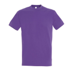 Camiseta personalizada unisex de 100% algodón 190 g/m2 SOL'S Imperial color morado