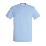 Camiseta personalizada unisex de 100% algodón 190 g/m2 SOL'S Imperial color azul pastel septima vista