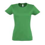 Camiseta para mujer de 100% algodón 190 g/m2 SOL'S Imperial color verde octava vista