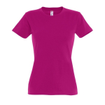 Camiseta para mujer de 100% algodón 190 g/m2 SOL'S Imperial color fucsia