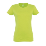 Camiseta para mujer de 100% algodón 190 g/m2 SOL'S Imperial color verde claro octava vista