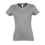 Camiseta para mujer de 100% algodón 190 g/m2 SOL'S Imperial color gris jaspeado