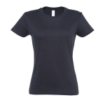 Camiseta para mujer de 100% algodón 190 g/m2 SOL'S Imperial color azul oscuro
