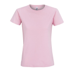Camiseta para mujer de 100% algodón 190 g/m2 SOL'S Imperial color rosa pastel