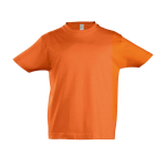 Camiseta infantil con logo 100% algodón 190 g/m2 SOL'S Imperial color naranja