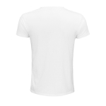 Camiseta unisex de algodón 100% orgánico 140 g/m2 SOL'S Epic color blanco vista trasera