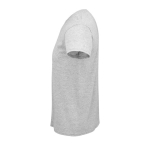 Camiseta unisex de algodón 100% orgánico 140 g/m2 SOL'S Epic color gris jaspeado vista lateral