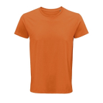 Camisetas de algodón orgánico 150 g/m2 SOL'S Crusader color naranja