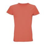 Camisetas de algodón orgánico 150 g/m2 SOL'S Crusader color naranja fluorescente