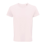 Camisetas de algodón orgánico 150 g/m2 SOL'S Crusader color rosa pastel