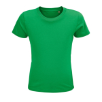 Camiseta propaganda para niños de algodón 150 g/m2 SOL'S Crusader color verde octava vista