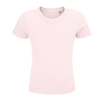 Camiseta propaganda para niños de algodón 150 g/m2 SOL'S Crusader color rosa pastel