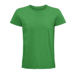 Camiseta unisex ajustada de algodón orgánico 175 g/m2 SOL'S Pioneer color verde octava vista