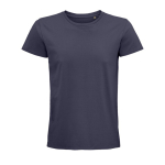 Camiseta unisex ajustada de algodón orgánico 175 g/m2 SOL'S Pioneer color titanio
