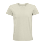 Camiseta unisex ajustada de algodón orgánico 175 g/m2 SOL'S Pioneer color natural segunda vista