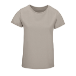 Camiseta publicitaria mujer de algodón orgánico 175 g/m2 SOL'S Pioneer color beige
