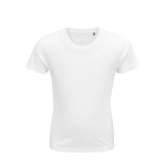 Camiseta para niños de algodón 100% orgánico 175 g/m2 SOL'S Pioneer color blanco novena vista