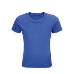 Camiseta para niños de algodón 100% orgánico 175 g/m2 SOL'S Pioneer color azul real tercera vista