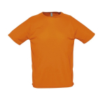 Camisetas transpirables personalizadas poliéster 140 g/m2 SOL'S Sporty color naranja