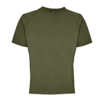 Camisetas transpirables personalizadas poliéster 140 g/m2 SOL'S Sporty color verde militar