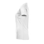 Camisetas de deporte para mujer de poliéster 140 g/m2 SOL'S Sporty color blanco vista lateral
