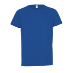 Camiseta para niño deportiva de poliéster 140 g/m2 SOL'S Sporty color azul real tercera vista
