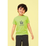 Camiseta para niño deportiva de poliéster 140 g/m2 SOL'S Sporty color verde claro