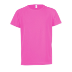 Camiseta para niño deportiva de poliéster 140 g/m2 SOL'S Sporty color fucsia fluorescente