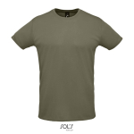 Camisetas técnicas serigrafiadas de políester 130 g/m2 SOL'S Sprint color verde militar