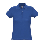 Polo para mujer de corte ajustado 100% algodón 170 g/m2 SOL'S Passion color azul real tercera vista