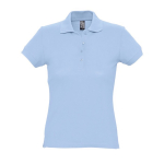 Polo para mujer de corte ajustado 100% algodón 170 g/m2 SOL'S Passion color azul pastel