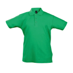 Polo serigrafiado infantil 100% algodón 170 g/m2 SOL'S Summer II color verde octava vista