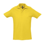 Polo personalizado de calidad algodón 210 g/m2 SOL'S Spring color dorado