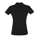 Polos serigrafiados para mujer de algodón 180 g/m2 SOL'S Perfect Women color negro