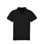 Polo formal para niños de 100% algodón 180 g/m2 SOL'S Perfect Kids color negro