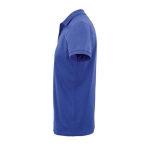 Polo personalizado de algodón 100% orgánico 170 g/m2 SOL'S Planet color azul real vista lateral
