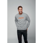 Sudadera serigrafiada algodón y poliéster 280 g/m2 SOL'S New Supreme color naranja