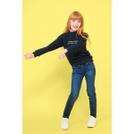 Sudadera infantil algodón y poliéster 280 g/m2 SOL'S New Supreme Kids tercera vista