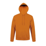Sudadera de algodón y poliéster con capucha 280 g/m2 SOL'S Snake color naranja vista trasera