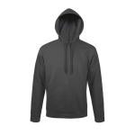 Sudadera de algodón y poliéster con capucha 280 g/m2 SOL'S Snake color gris oscuro octava vista