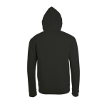 Sudaderas unisex con capucha algodón y poliéster 260 g/m2 SOL'S Stone color negro vista trasera