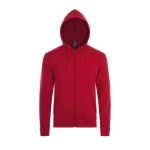 Sudaderas unisex con capucha algodón y poliéster 260 g/m2 SOL'S Stone color rojo quinta vista