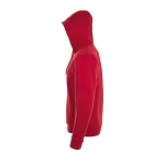 Sudaderas unisex con capucha algodón y poliéster 260 g/m2 SOL'S Stone color rojo vista lateral