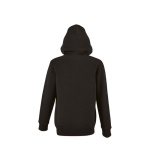 Sudadera para niños de algodón y poliéster 260 g/m2 SOL'S Stone Kids color negro vista trasera