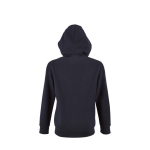 Sudadera para niños de algodón y poliéster 260 g/m2 SOL'S Stone Kids color azul marino vista trasera