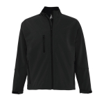 Chaqueta softshell personalizada de poliéster 340 g/m2 SOL'S Relax color negro